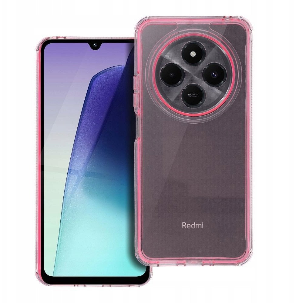 Futerał MATRIX CLEAR do XIAOMI Redmi 14C pudrowy róż