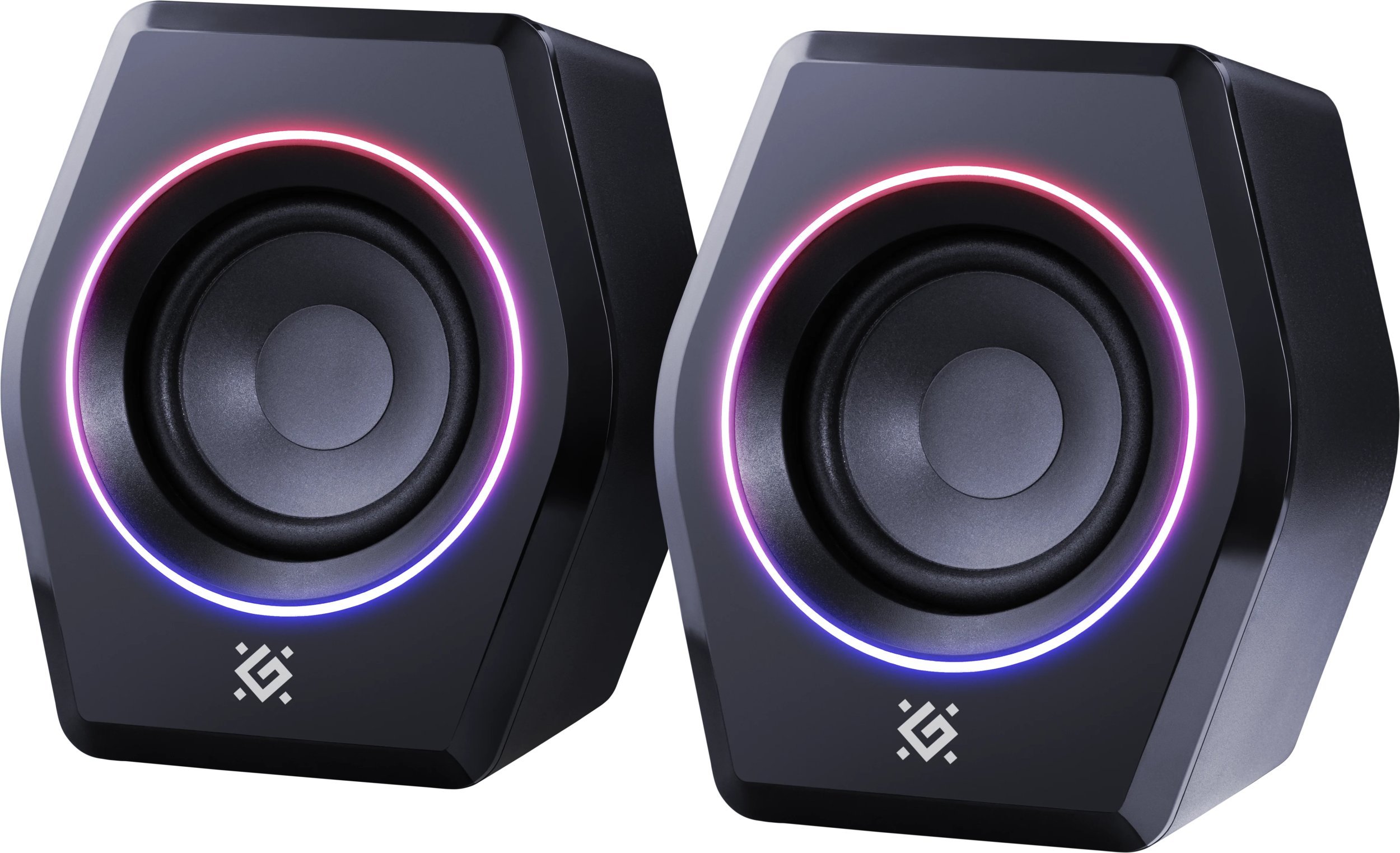 Głośniki Defender SOLAR 9 2.0 10W Bluetooth USB podświetlenie RGB