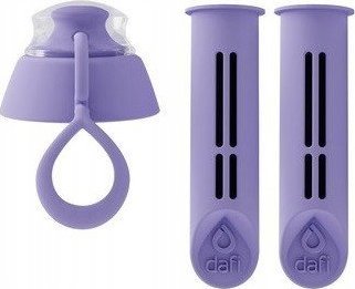 Wkład filtrujący Dafi Wkład filtrujący do butelki Dafi fioletowy 2 szt + nakrętka