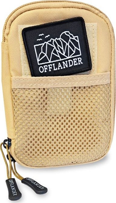Offlander OFFLANDER SASZETKA TAKTYCZNA MOLLE Z RZEPEM NA DOKUMENTY KHAKI
