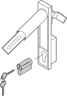 SCHROFF SCHROFF PROLINE Zamek cylindryczny