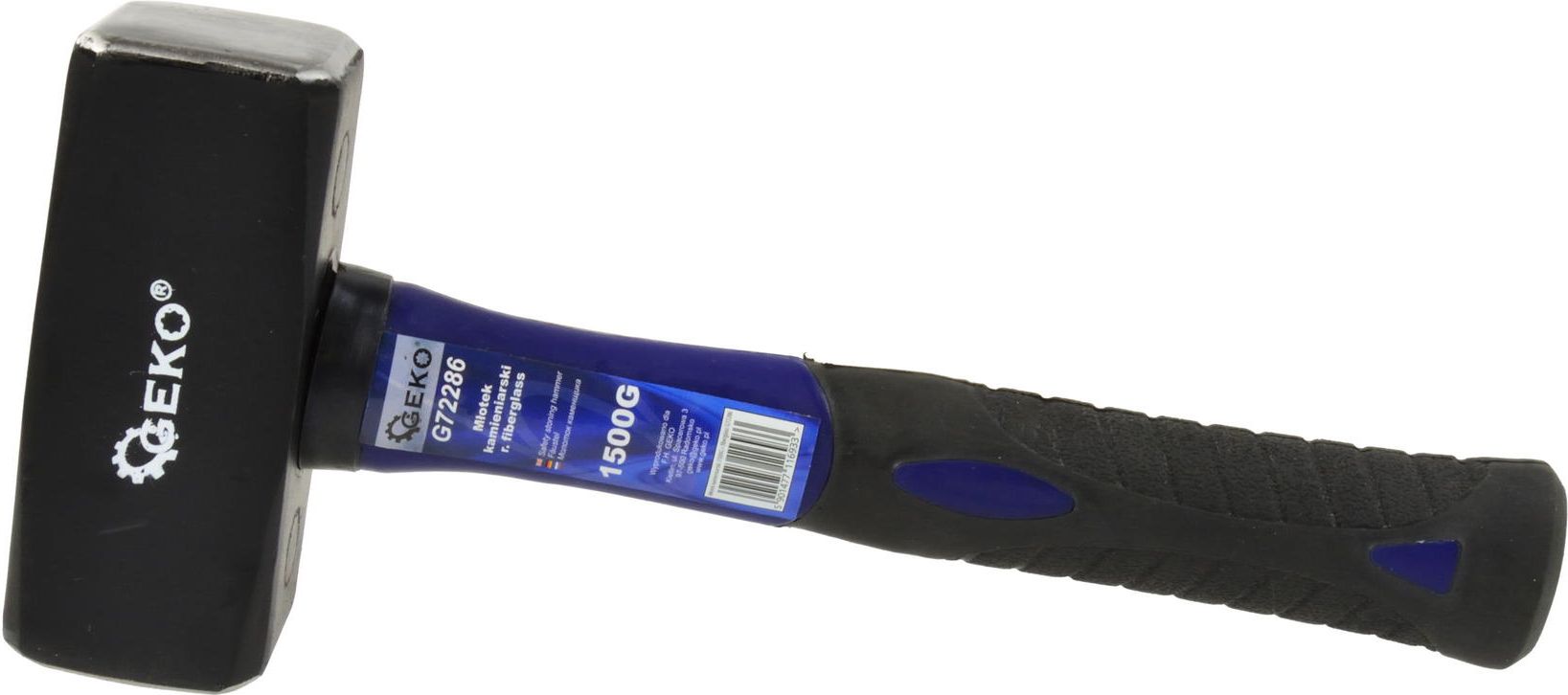 Geko Młotek kamieniarski rączka drewniana 1,5kg