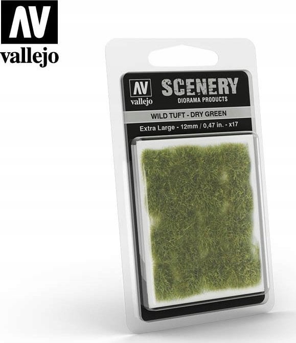 Vallejo Vallejo: Scenery - Wild Tuft - Dry Green (12 mm) x17