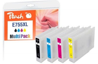 Peach Patrone Epson No.755XL MultiPack bk,c,m,y remanufactured