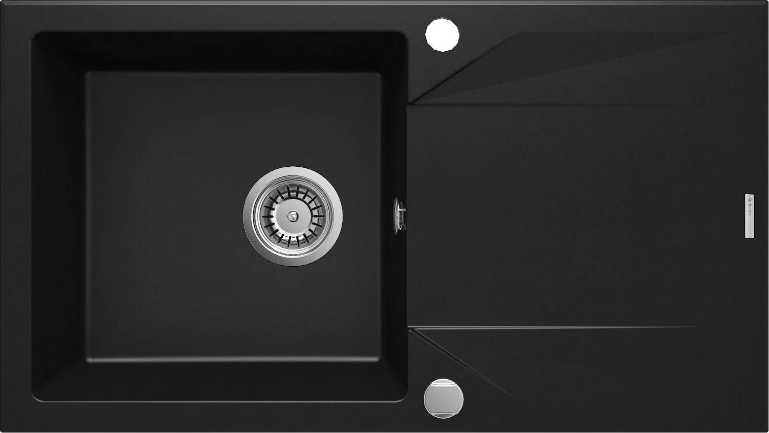 Zlewozmywak Deante Deante Evora 1-komorowy z ociekaczem - nero