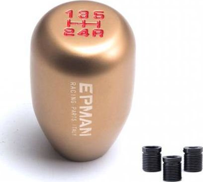 Epman_F Aluminiowa gałka zmiany biegów 5B Uniwersalna Brown