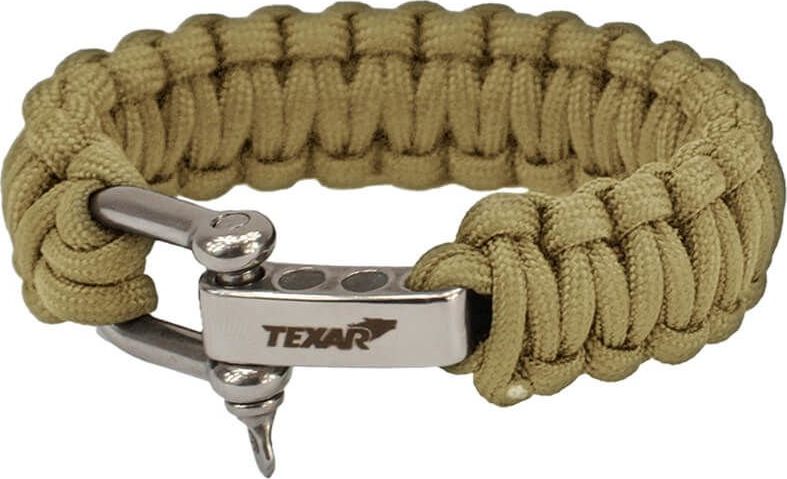 Texar Texar Bransoleta Paracord Beżowa uniwersalny