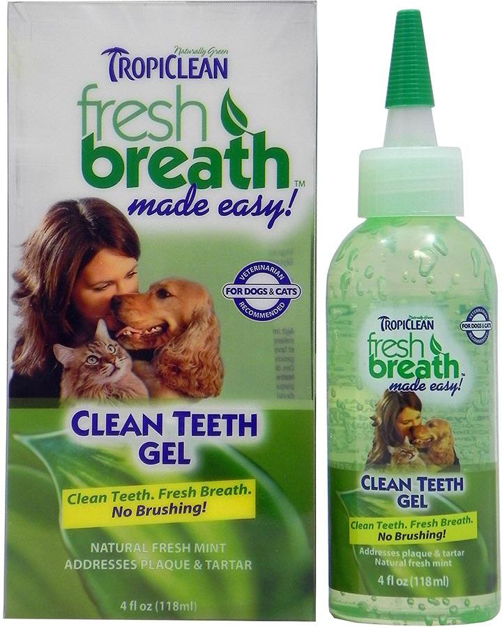 Tropiclean Fresh Breath Clean Teeth Gel 118ml