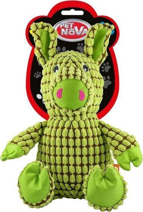 Aqua Nova DOG LIFE STYLE Zabawka Pluszowa Zielona Świnka