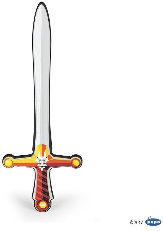 Miecz rycerski ze smokiem