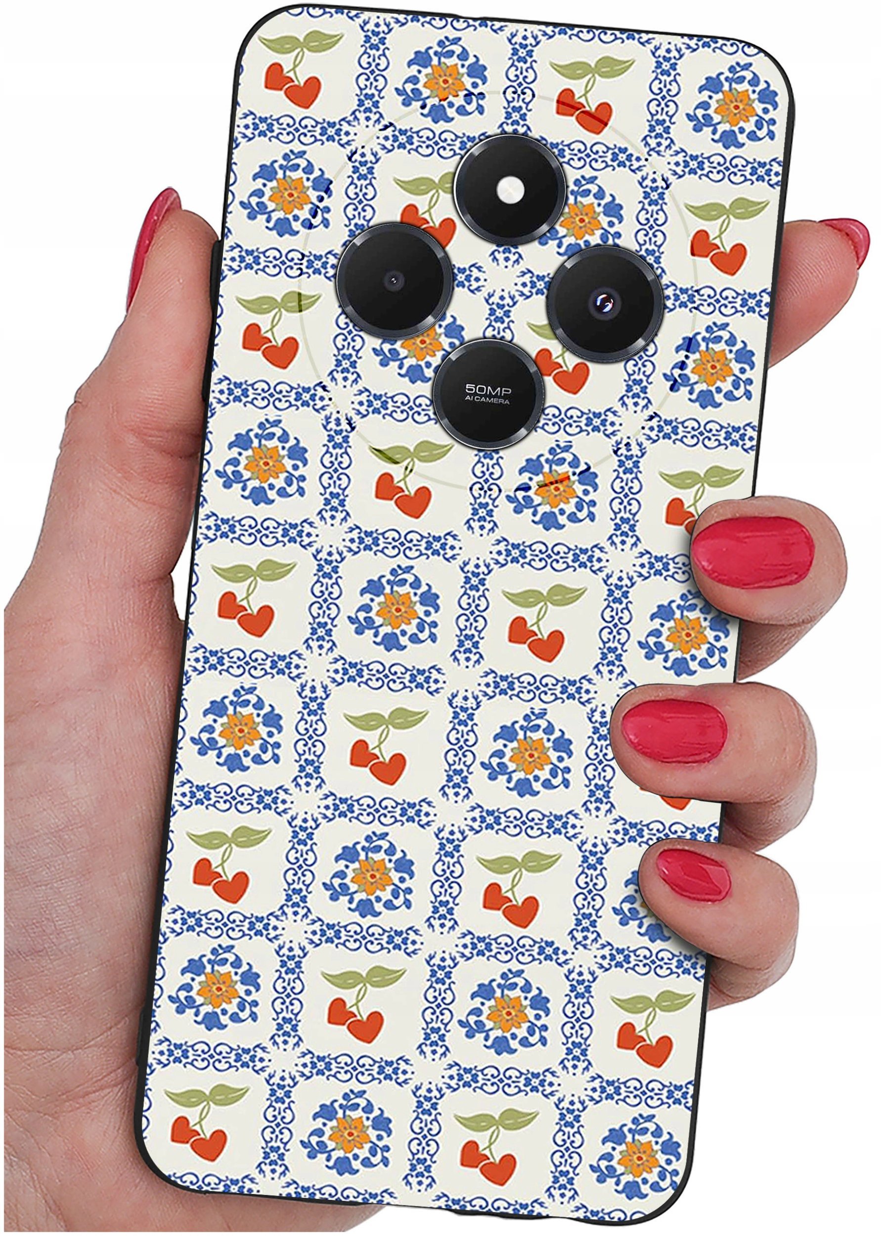 Etui do Xiaomi Redmi 14C WZORY |SILIKONOWE MATT CASE + SZKŁO 9H