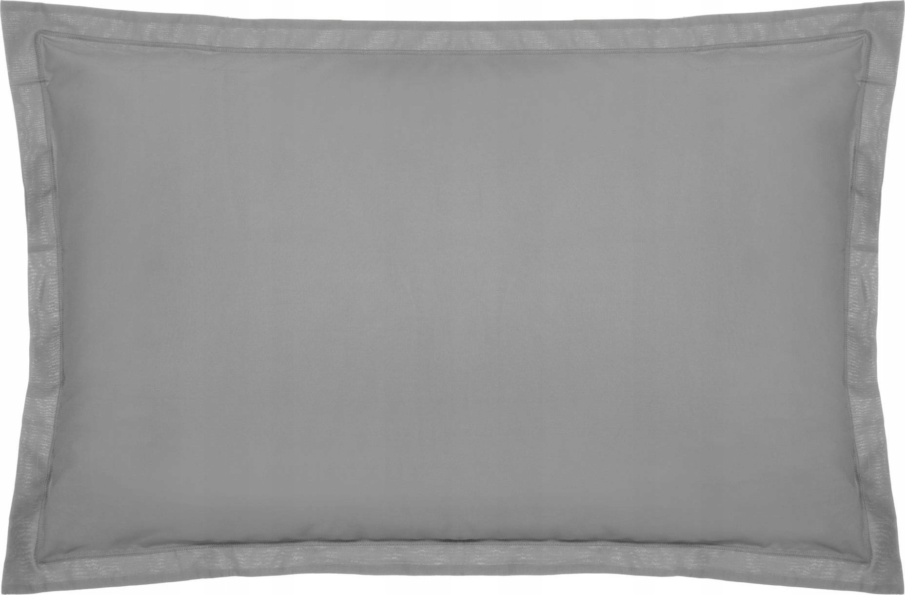 Atmosphera Poszewka na poduszkę z bawełny, 50 x 70 cm, szara