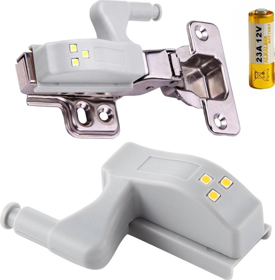 Verk Lampka do szafki szafy na zawas drzwiczki 3 led Lampka do szafki szafy na zawas drzwiczki 3 led