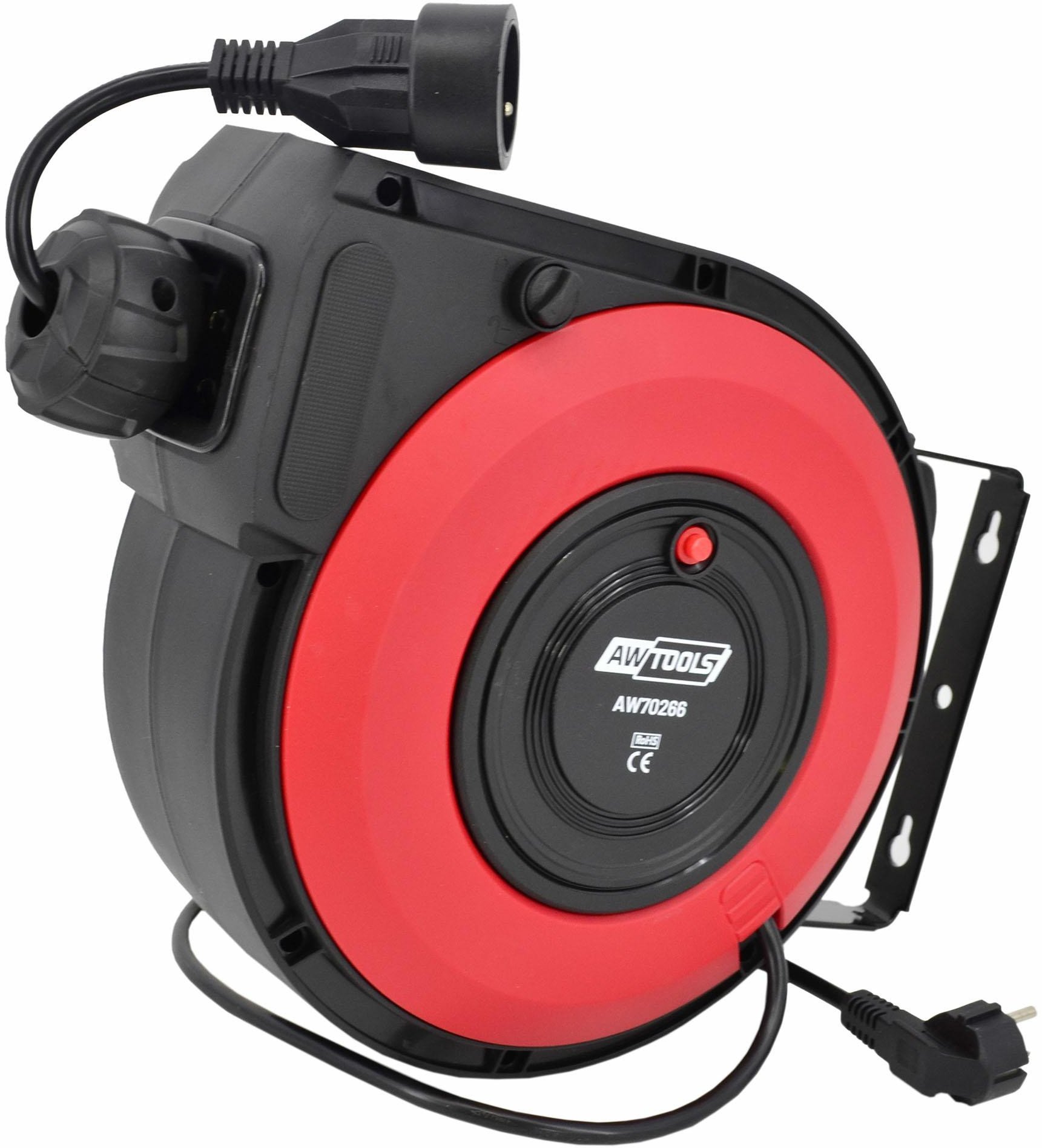 AWTOOLS PRZEDŁUŻACZ ELEKTRYCZNY NA ZWIJAKU AUTOMATYCZNY 20m 3x1,5 mm