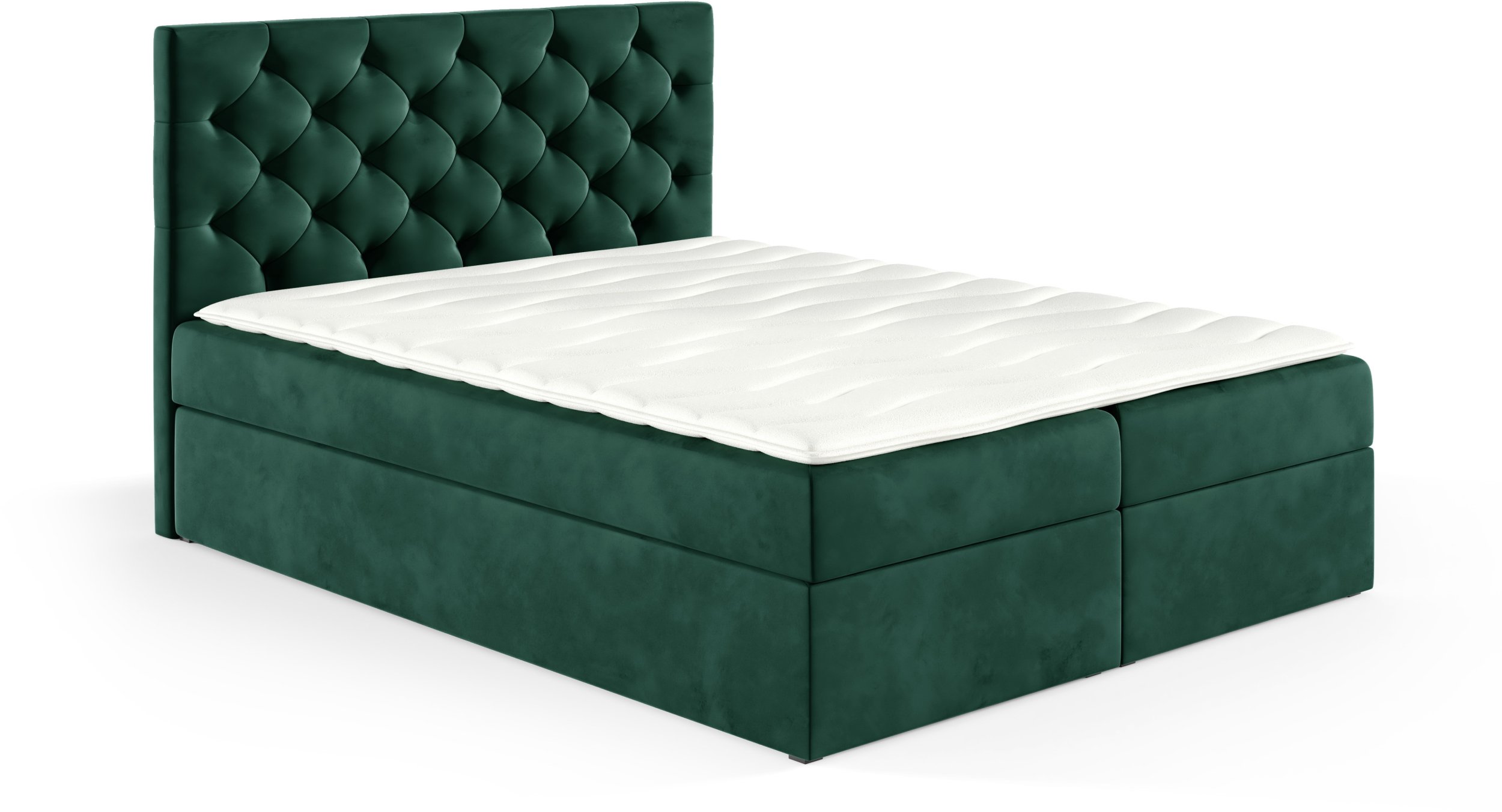 Łóżko kontynentalne Sara Box 140x200 bez nóg riviera 38