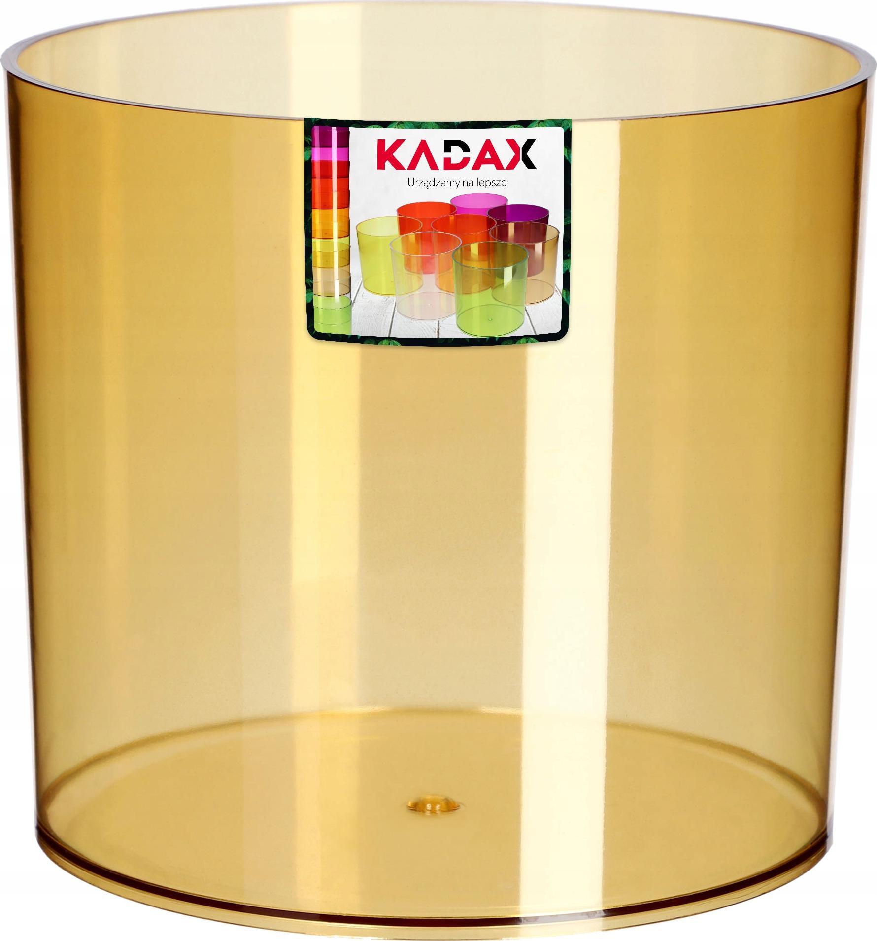 Kadax DONICZKA NA KWIATY OSŁONKA DONICA OWALNA 12,5CM