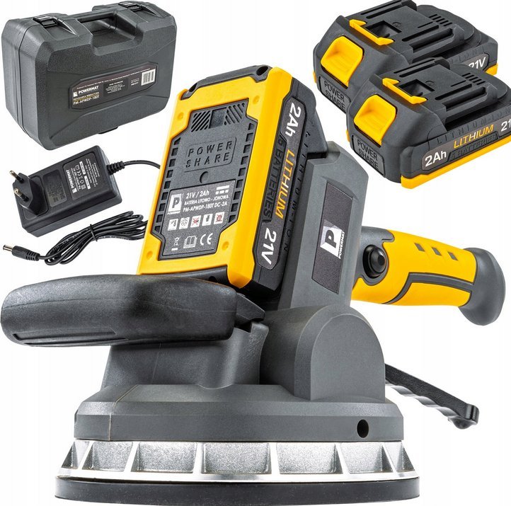 PRZYSSAWKA WIBRACYJNA DO UKŁADANIA POZIOMOWANIA PŁYTEK WIBRATOR 21V 2x AKU