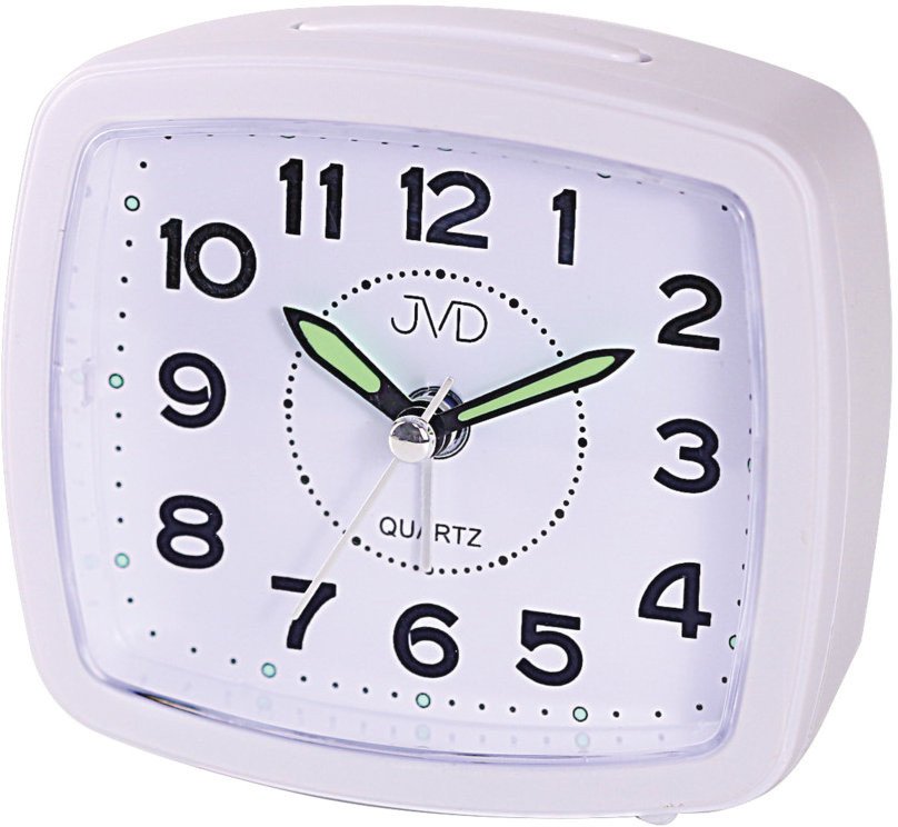 Budzik JVD SRP8506.3 9x8 cm drzemka podświetlenie cichy chód .