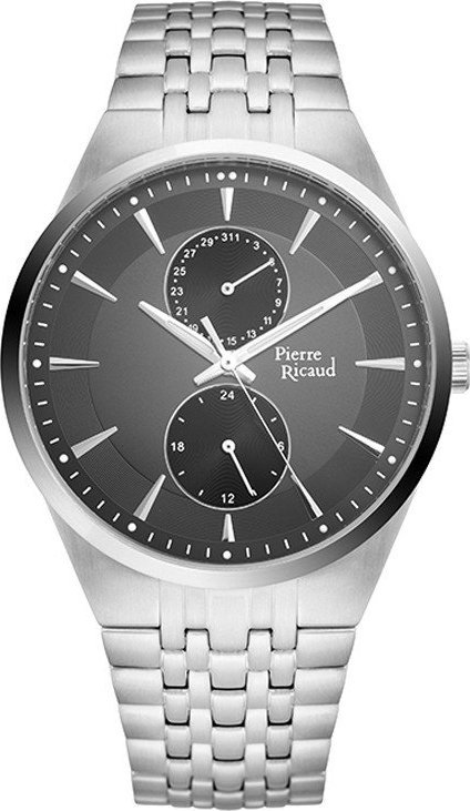 Zegarek Pierre Ricaud Zegarek męski Pierre Ricaud P97251.5117QF srebrny