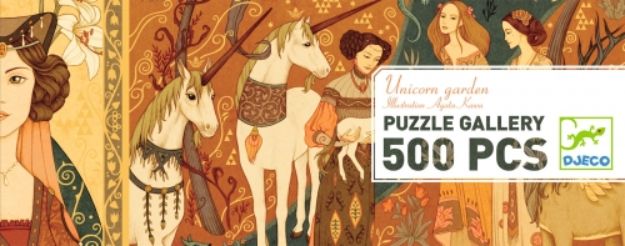 Djeco Ogród jednorożców - puzzle artystyczne 500 elementów