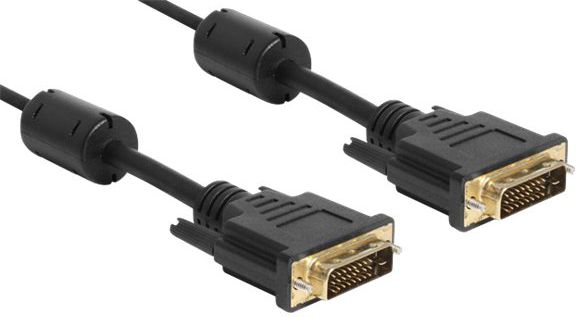 Kabel Delock DVI-D - DVI-D 1m czarny (83189)