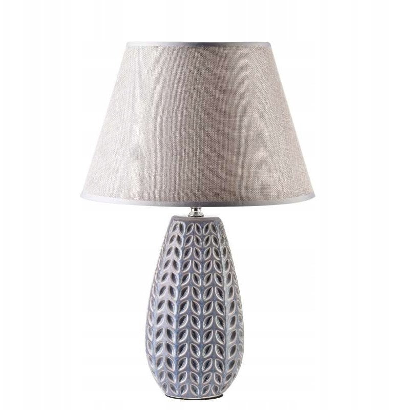 LETI GREY Lampa stołowa 12x8,5x47cm