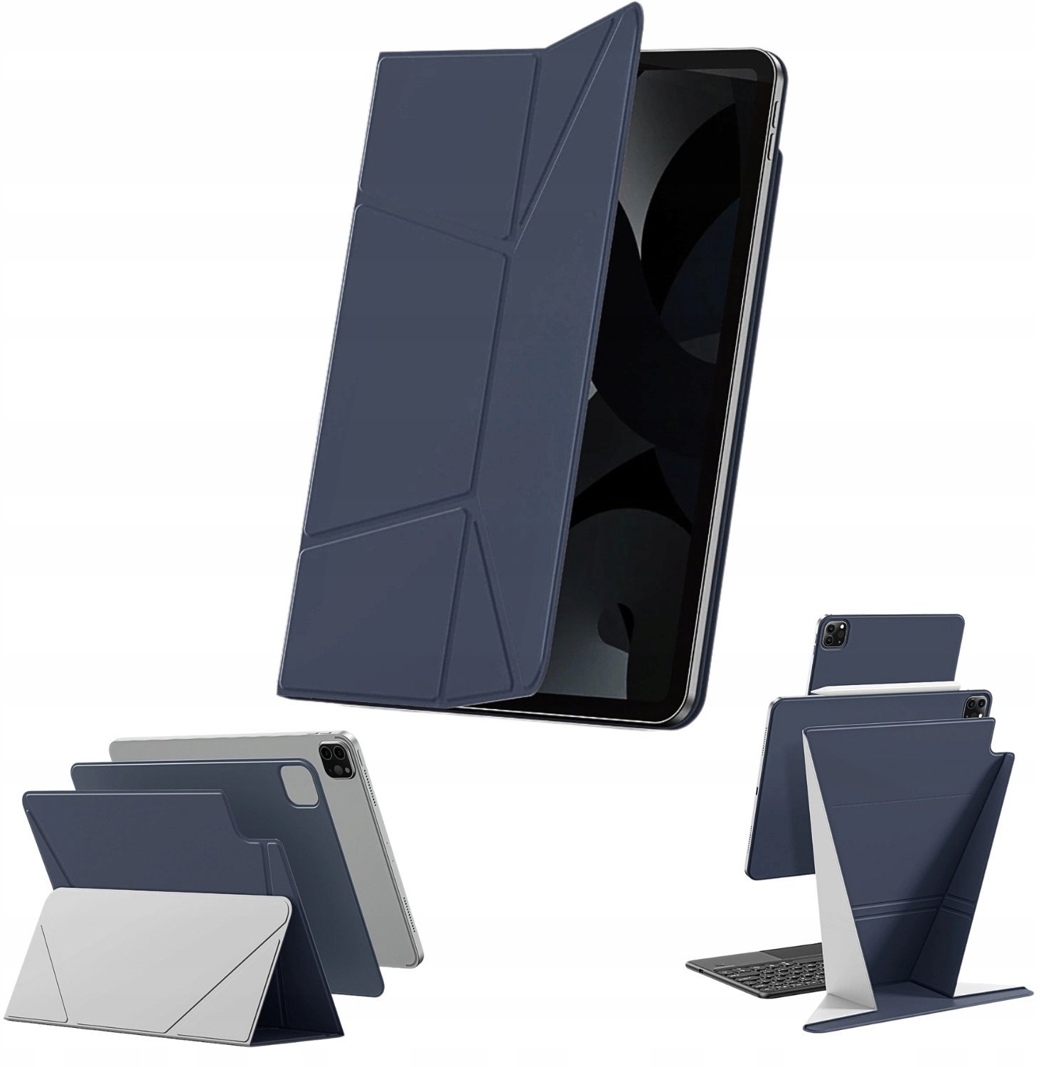 Etui AMAZINGTHING Matte Pro Mag Folio z podstawką na iPad Air M3 13" - niebieskie