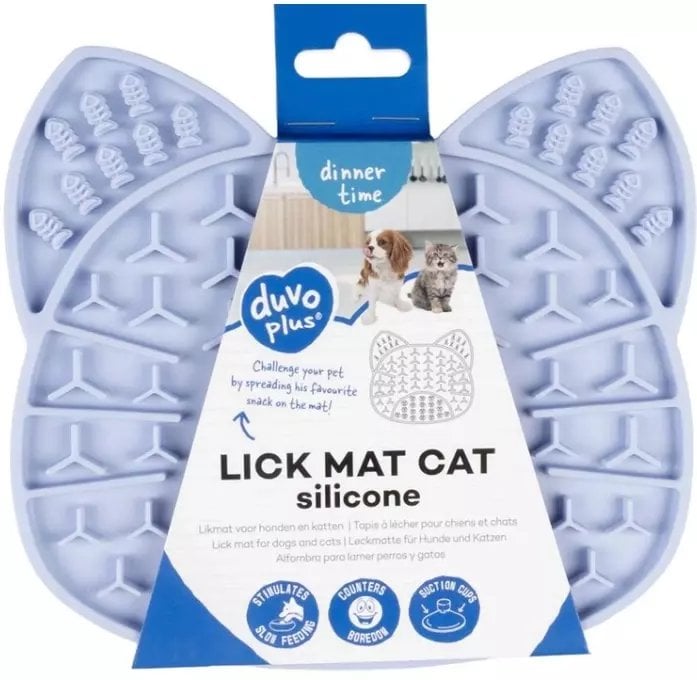 Duvo+ Mata / Lizawka dla kota fioletowa 18x16x1cm