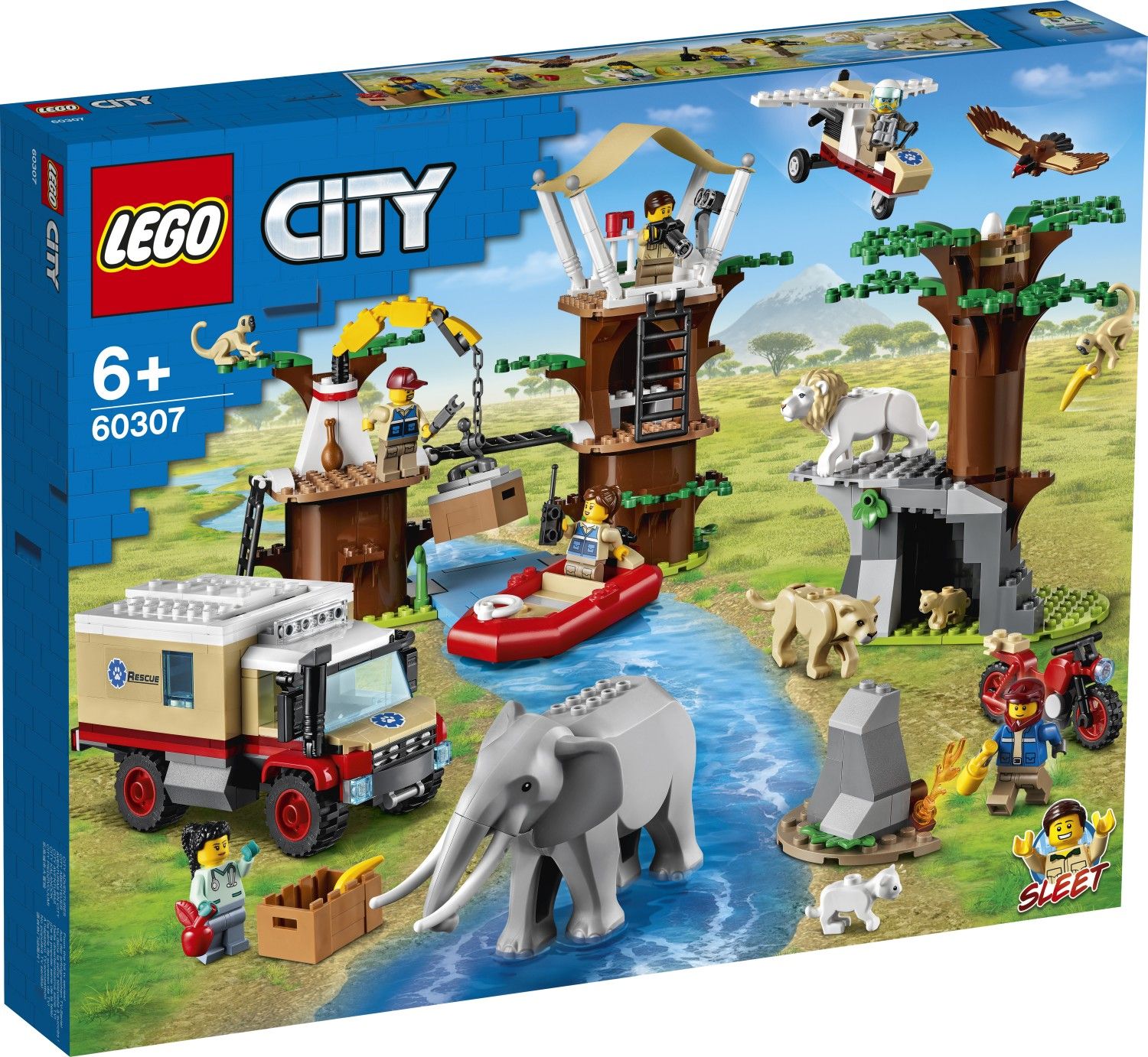 LEGO City Obóz ratowników dzikich zwierząt (60307)