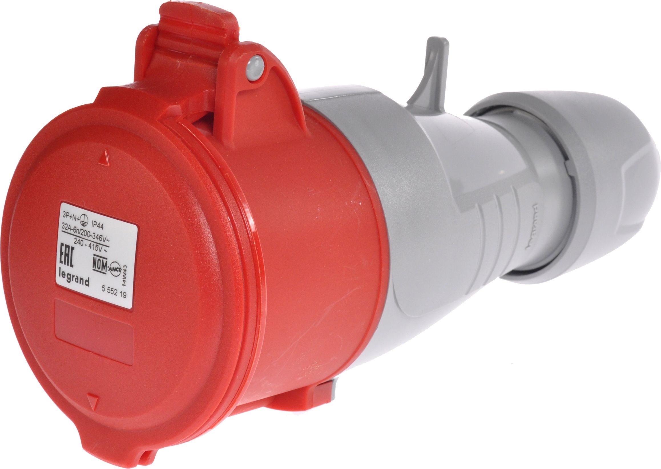 Legrand Gniado przenośne TEMPRA czerwone 32A 400V IP44 (555219)