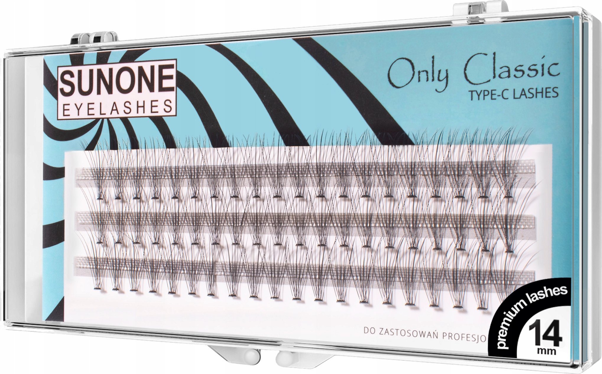 Alkotest SUNONE_Only Classic rzęsy kępki standard 14mm 60szt