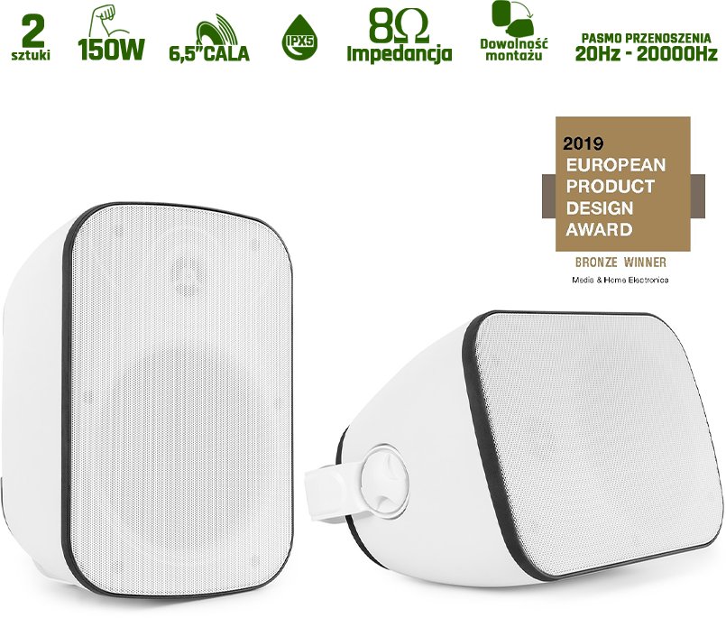 Kolumny instalacyjne 150W Power Dynamics BD65W one size