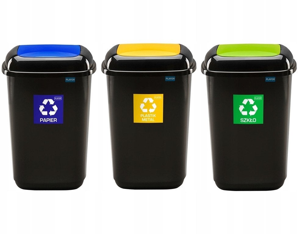 BIN 12 L- RECYCCLING - YELLOW