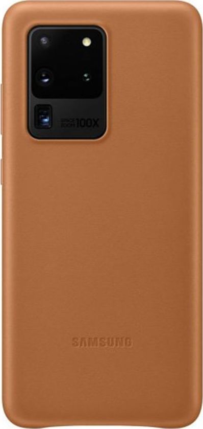 Samsung Etui Leather Cover Brązowe do Galaxy S20 Ultra (EF-VG988LAEGEU)