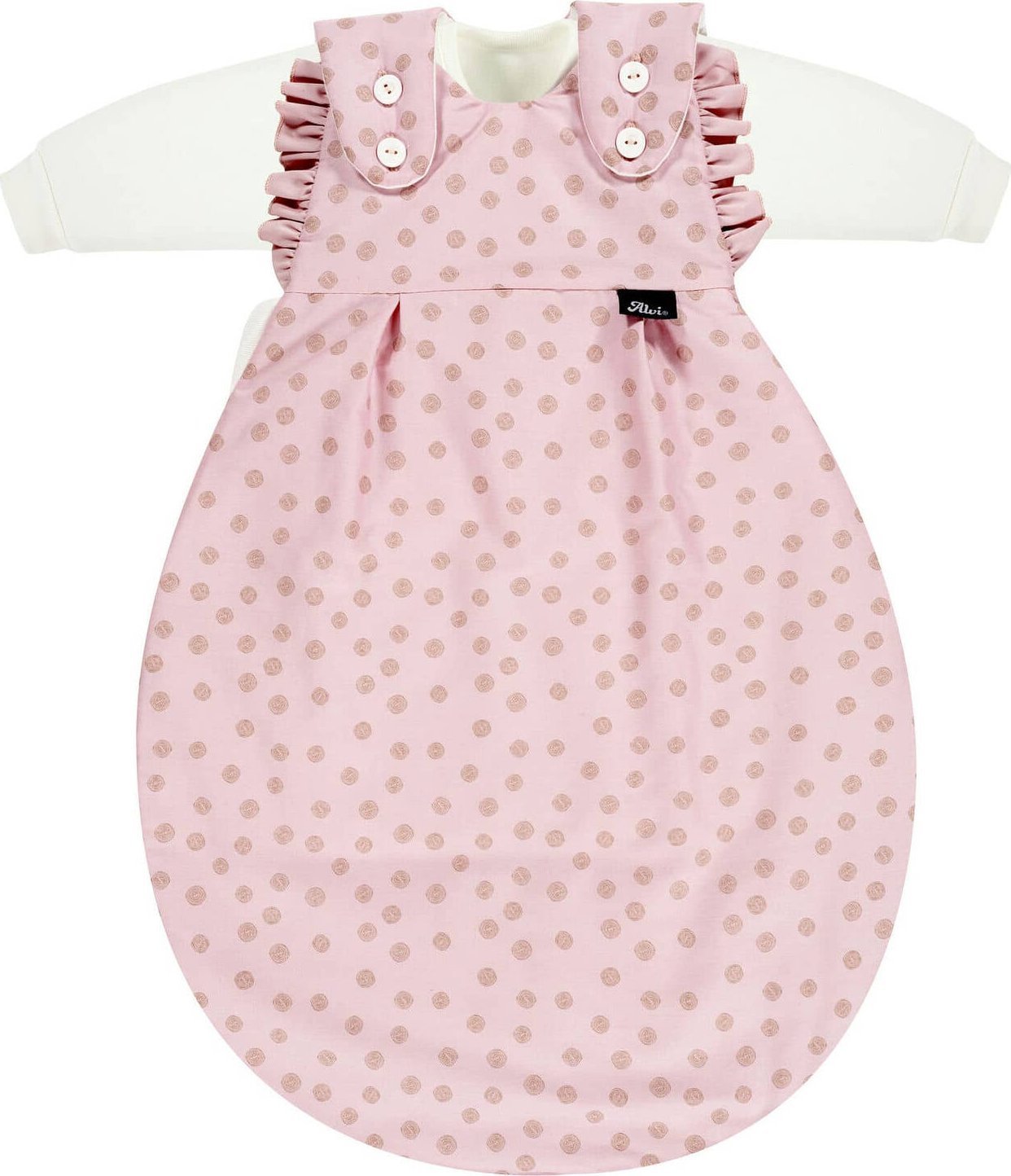 Alvi ALVI Baby-Mäxchen, Śpiworek 3-częściowy Curly Volant 50/56