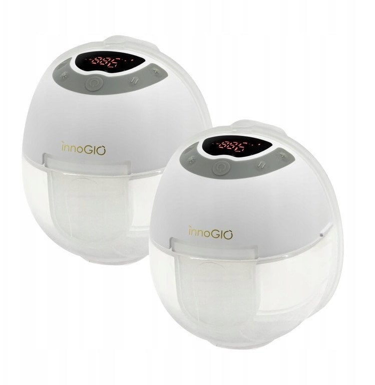 INNOGIO GIOMUM LINE DISCREET LIGHT- PODWÓJNY ELEKTRYCZNY LAKTATOR MUSZLOWY Z PODŚWIETLENIEM