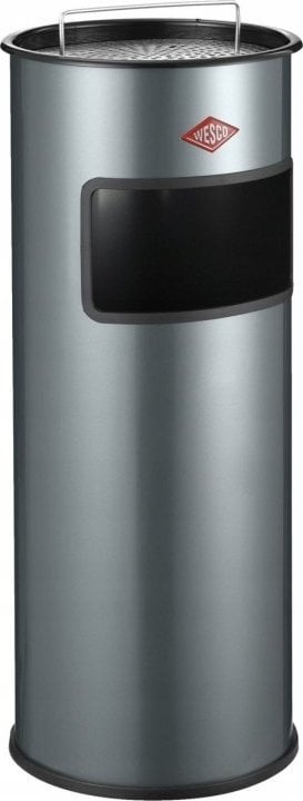 Kosz na śmieci Wesco Kosz na śmieci z popielniczką grafitowy 30l Ashtray Wesco