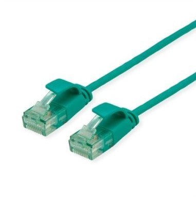 ROLINE RM UTP Data Center Patch Cord Cat.6A (Class EA), wąski, zielony, 0,5 m