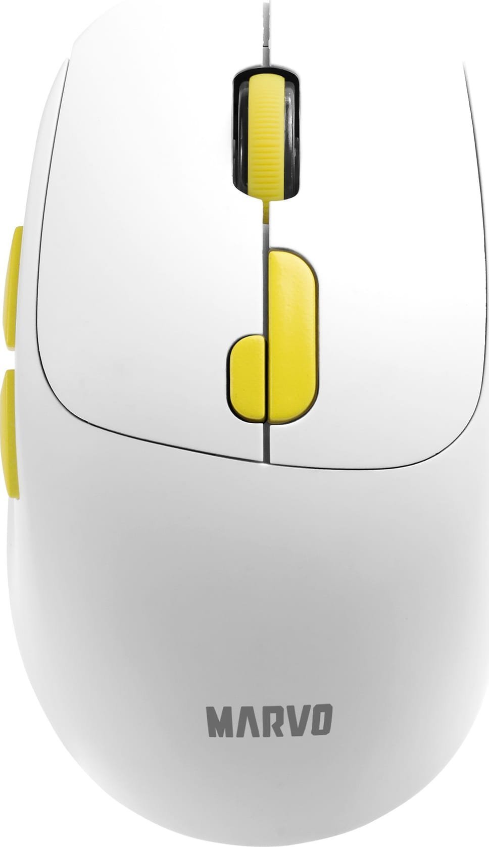 Mysz Marvo Mysz bezprzewodowa, M809W, bia�a, optyczna, 1600DPI