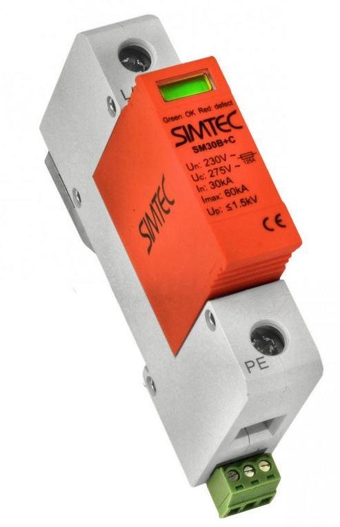 Simet Ogranicznik przepięć SM30B+C/1-275 kl.B+C 1-biegun (85202000)