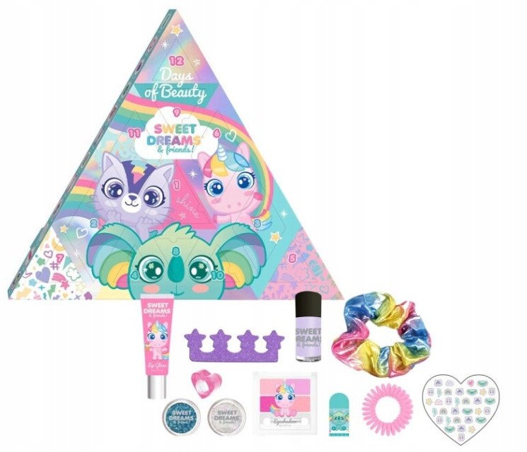 Kalendarz z niespodziankami 12 Days of Beauty Sweet Dreams KL11575 Kids Euroswan