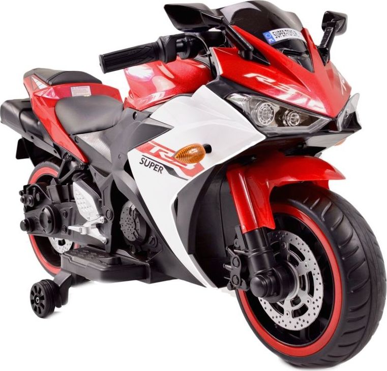 Import SUPER-TOYS WIELKI MOTOR NA AKUMULATOR . GAZ W MANETCE, HAMULEC,/N888