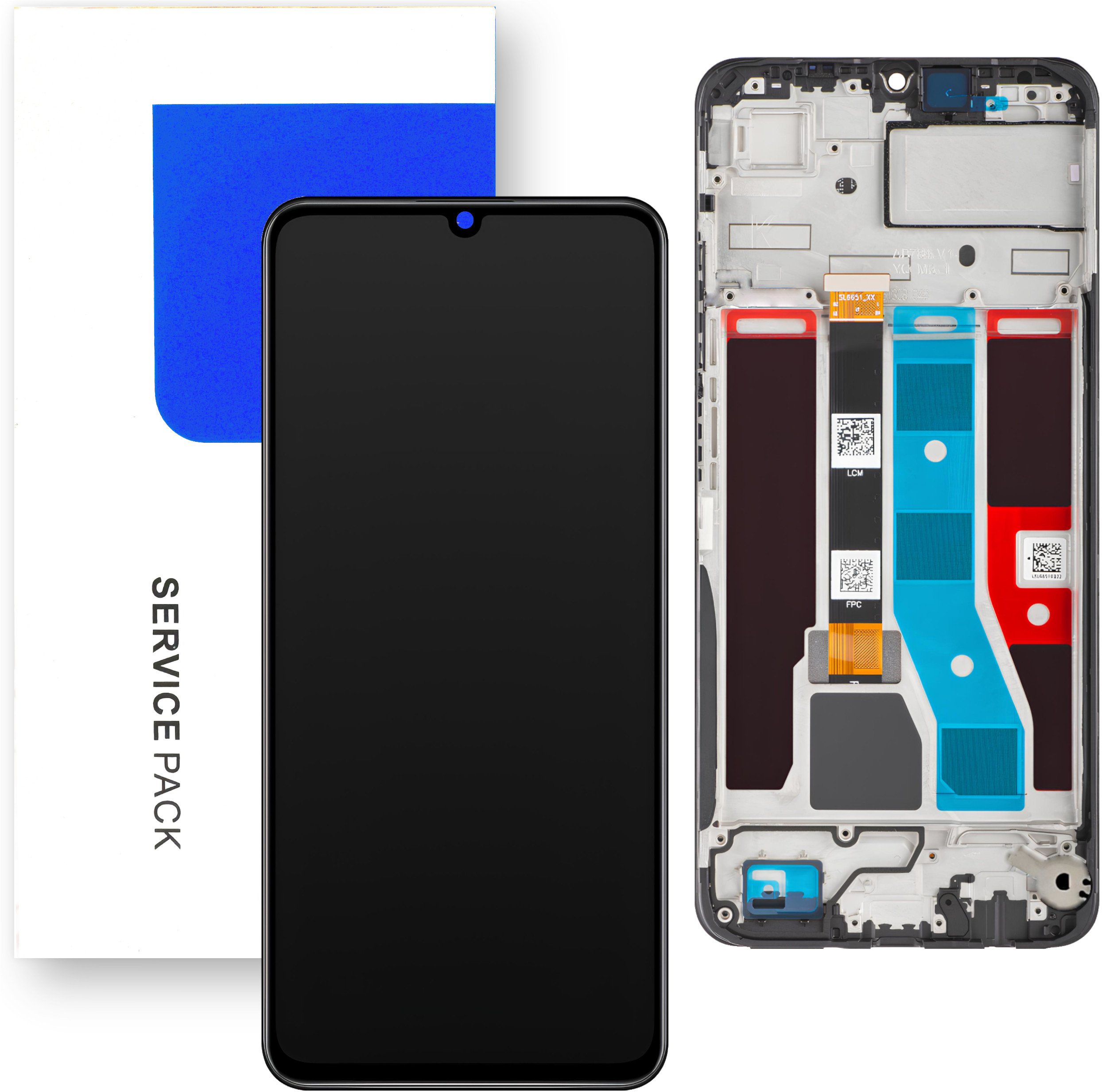Wyświetlacz do Realme Note 50 LCD RMX3834 Ekran Ramka Oryginał Mobilepart
