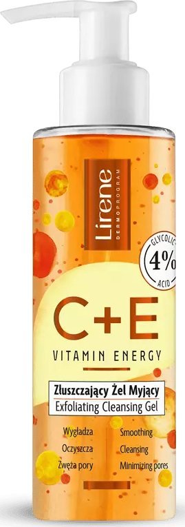 Alkotest C+E Vitamin Energy Złuszczający żel myjący do twarzy 145ml