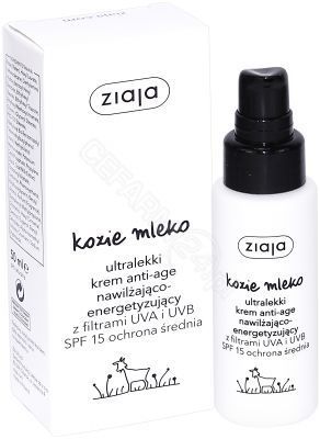 Ziaja Ultralekki krem Kozie Mleko SPF15 50ml