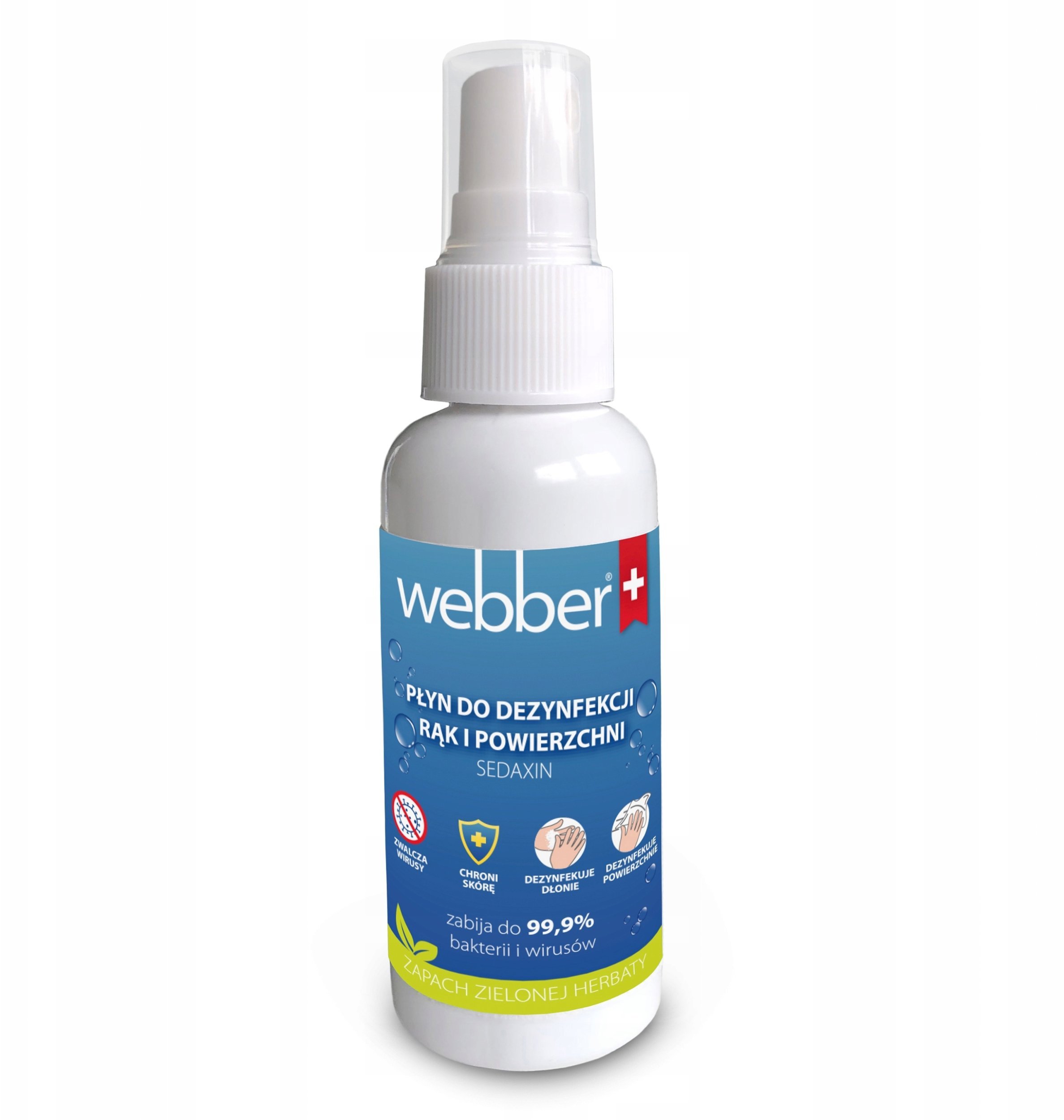 PŁYN DO DEZYNFEKCJI RĄK SPRAY WEBBER 50ML