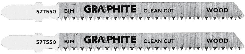 Brzeszczot do wyrzynarki, 15 TPI, BIM, uchwyt typu T, 2 szt., czyste cięcie