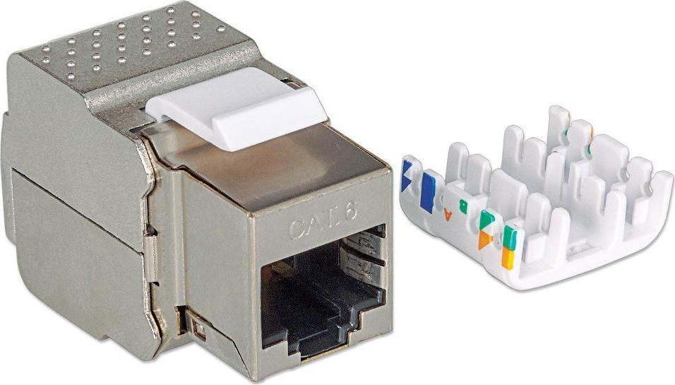 Intellinet Network Solutions Intellinet Moduł Keystone RJ45 Cat6, FTP, beznarzędziowy, metalowy
