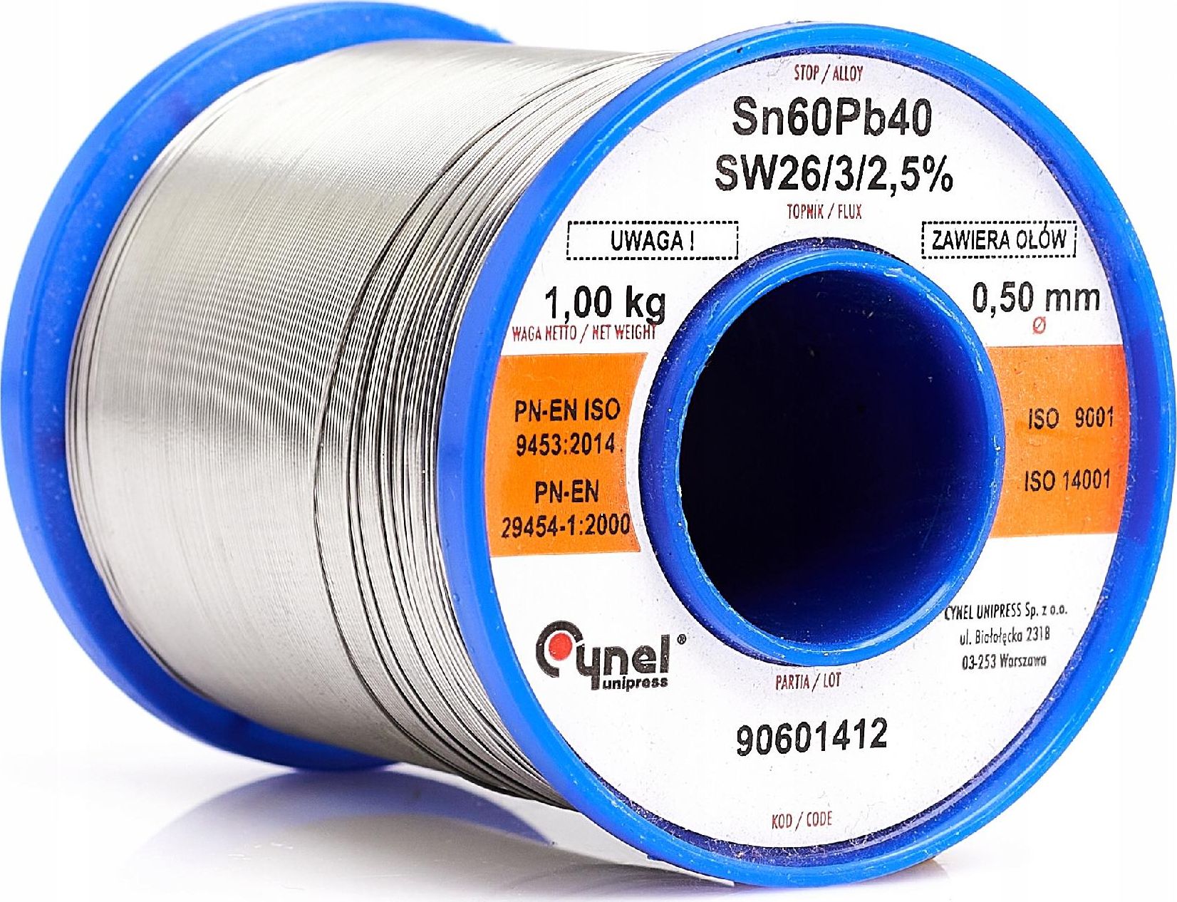 Techrebal Cyna Sn60Pb40-SW26 0,50 1kg