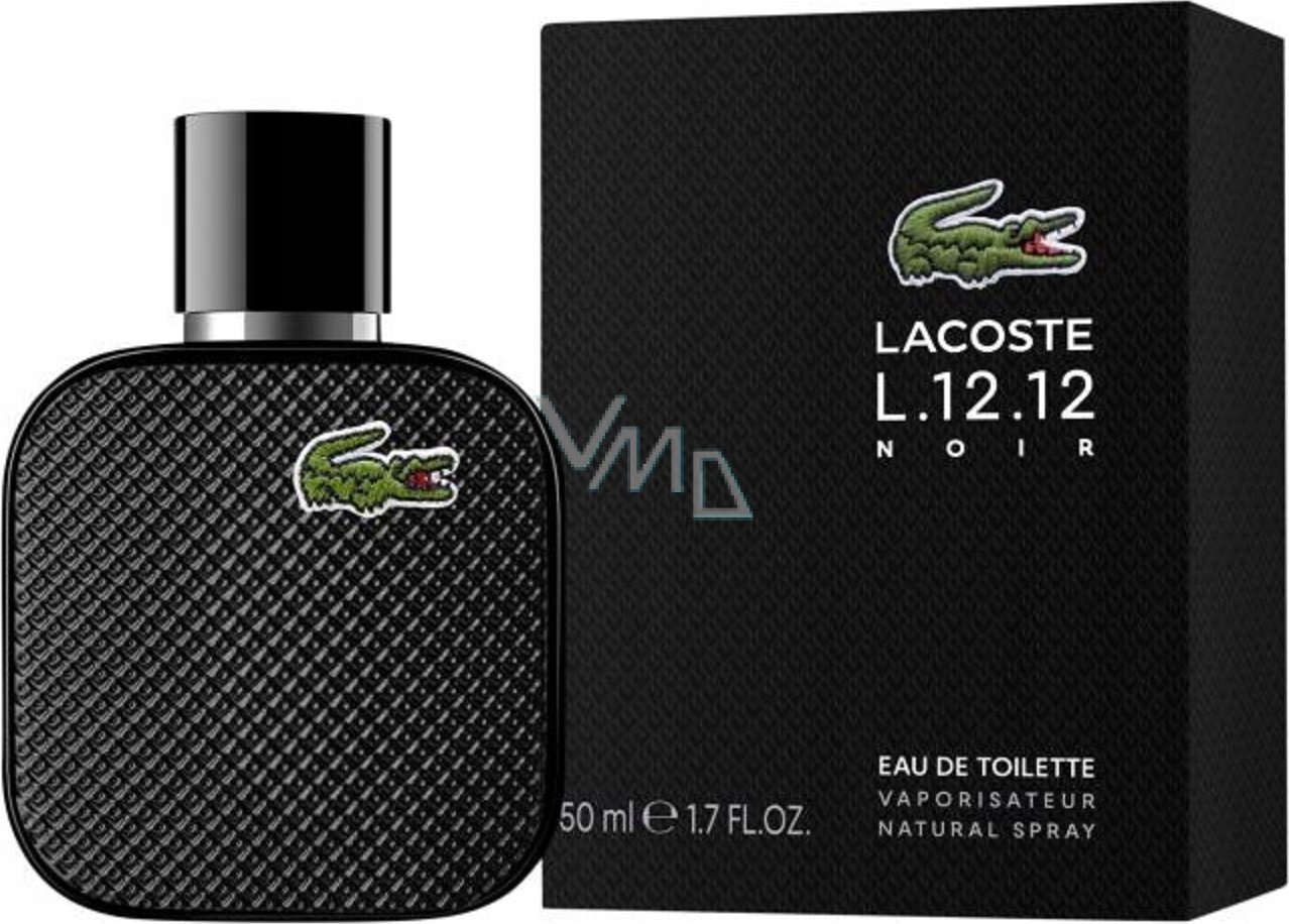Lacoste Lacoste, Eau de Lacoste L.12.12. Noir, Eau De Toilette, For Men, 50 ml For Men